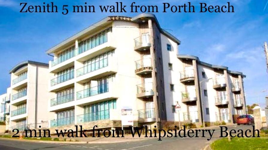 Seaview, Luxury Apartment, 2 Min Walk To Porth Beach New Quay Exteriér fotografie